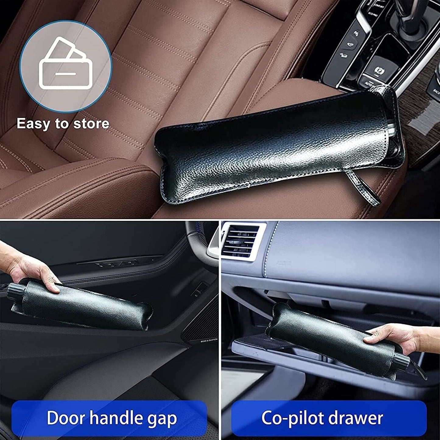 57" Car Windshield Sun Shade Foldable Umbrella Front Window Cover Viso