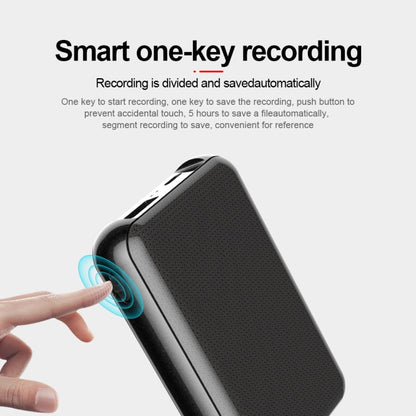 JNN Q75 Magnetic Power Bank Smart Voice Recorder, Memory:32GB(Black)