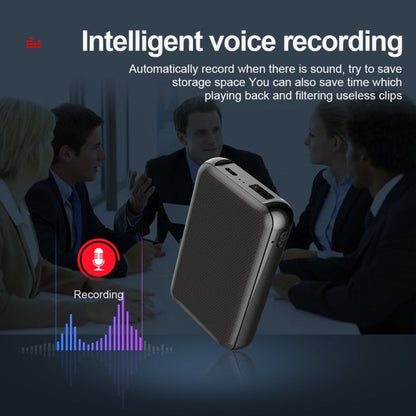 JNN Q75 Magnetic Power Bank Smart Voice Recorder, Memory:32GB(Black)